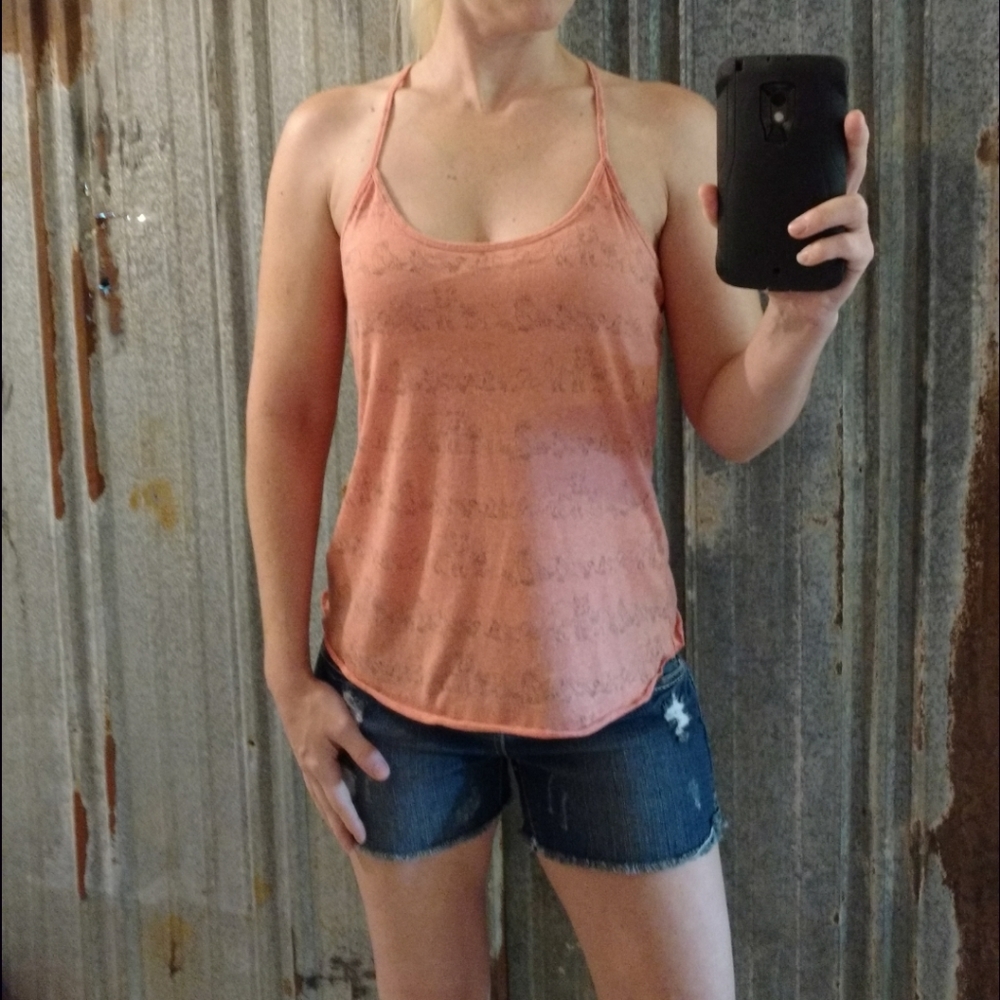 Fit & Flare Lightweight BDG Peach Cami